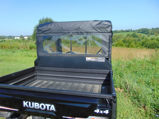 Photo of Kubota RTV XG850 (Sidekick) - Soft Back Panel by 3 Star UTV - Premium Enclosures for UTVs / Side by Sides