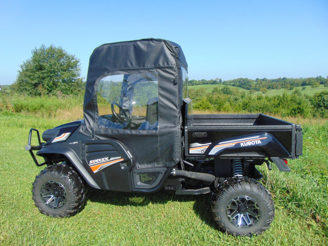 Photo of Kubota RTV XG850 (Sidekick) - Soft Doors by 3 Star UTV - Premium Enclosures for UTVs / Side by Sides