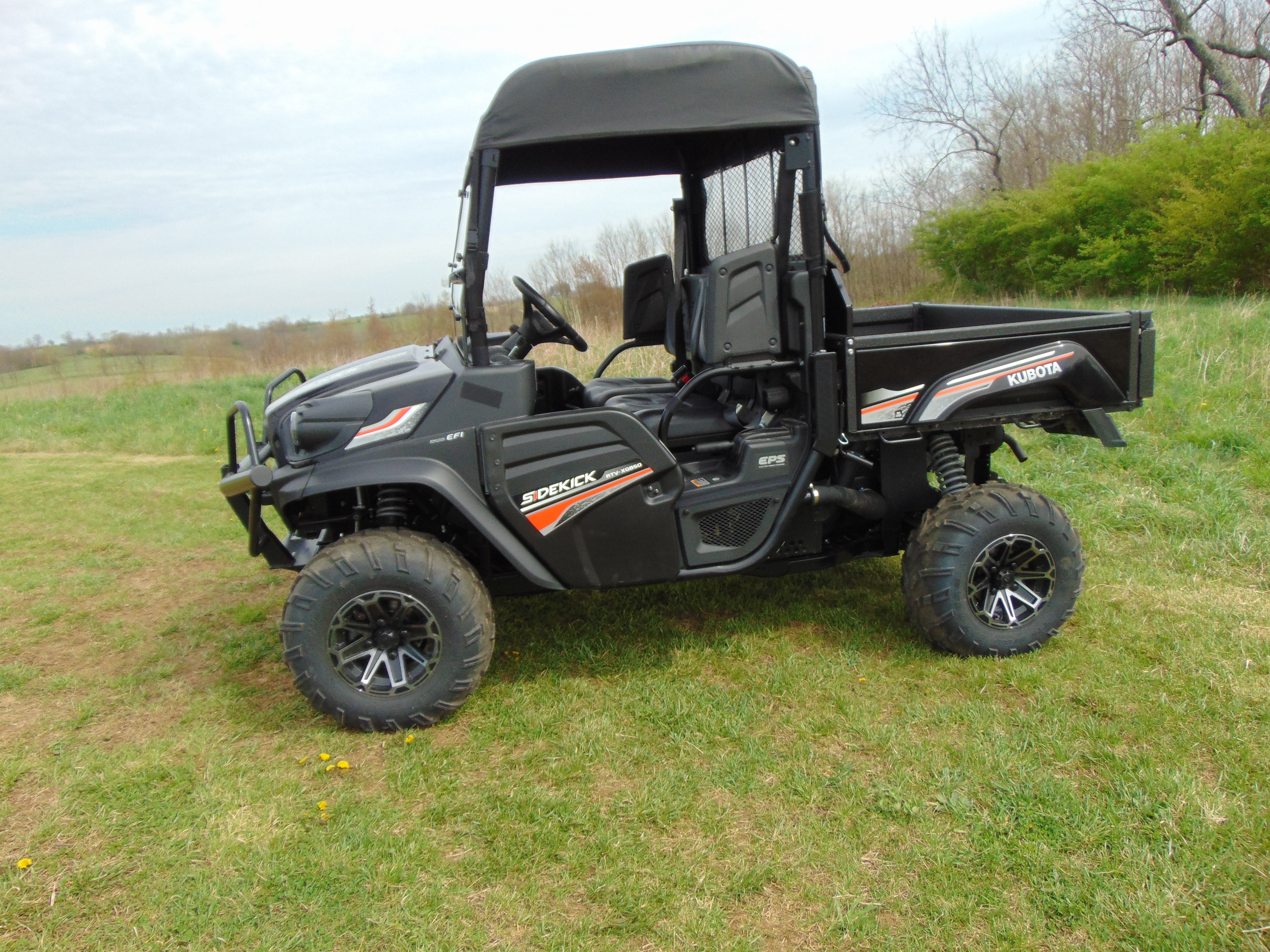 Photo of Kubota RTV XG850 (Sidekick) - Soft Top by 3 Star UTV - Premium Enclosures for UTVs / Side by Sides