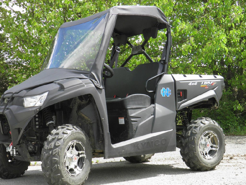 Photo of Kymco 450 - Vinyl Windshield/Top Combo by 3 Star UTV - Premium Enclosures for UTVs / Side by Sides