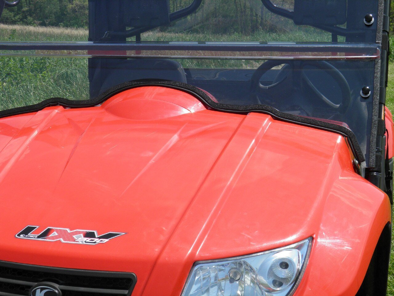 Photo of Kymco 500 - 2 Pc Scratch-Resistant Windshield by 3 Star UTV - Premium Windshields for UTVs / Side by Sides
