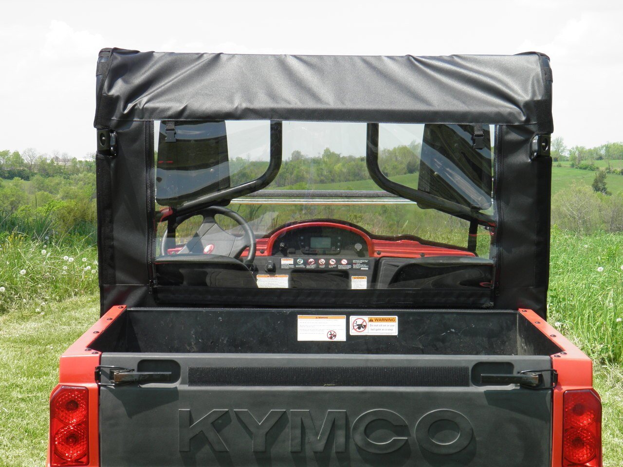 Photo of Kymco 500 - Soft Back Panel by 3 Star UTV - Premium Enclosures for UTVs / Side by Sides