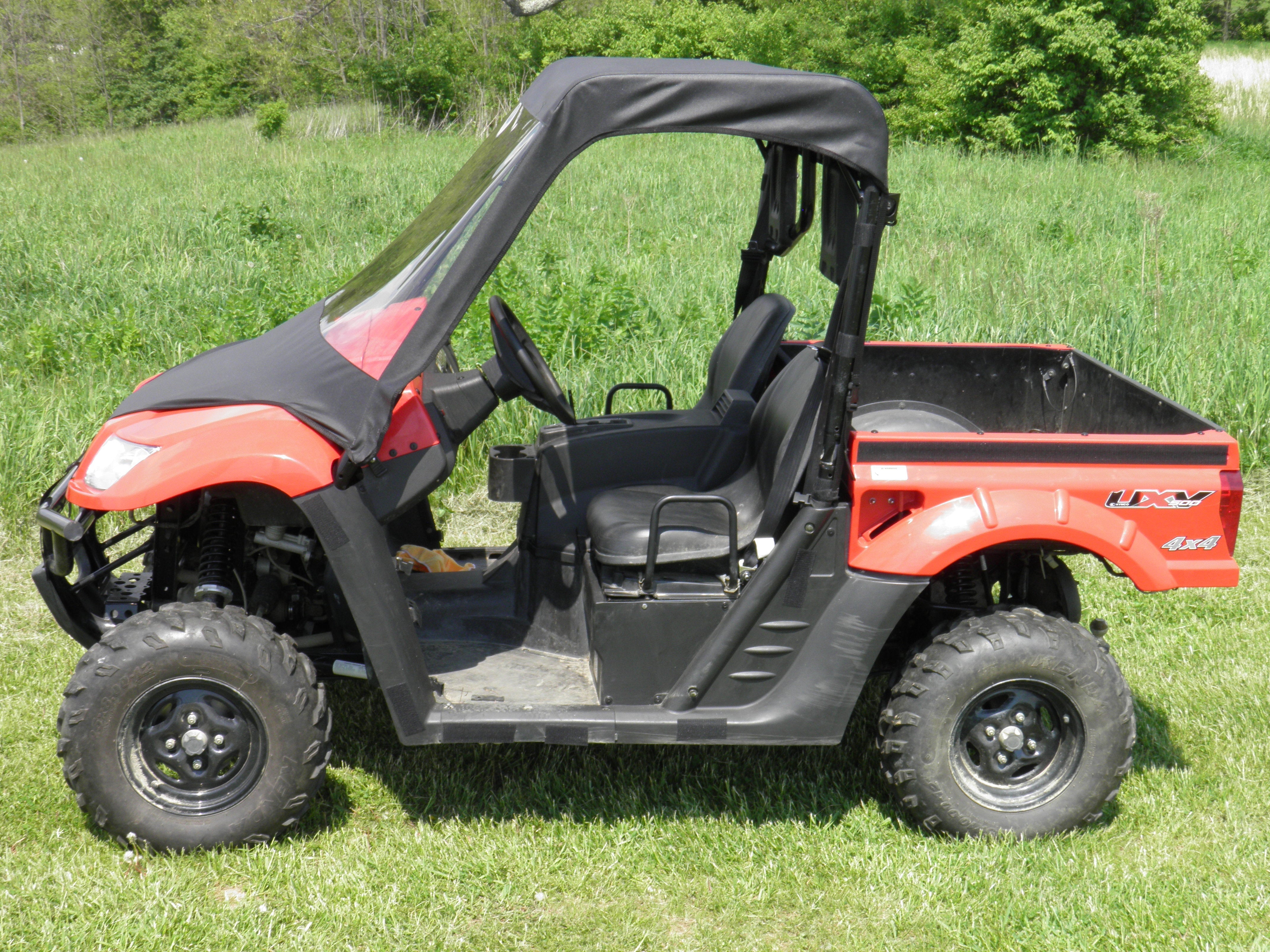Photo of Kymco 500 - Vinyl Windshield/Top/Rear Combo by 3 Star UTV - Premium Enclosures for UTVs / Side by Sides