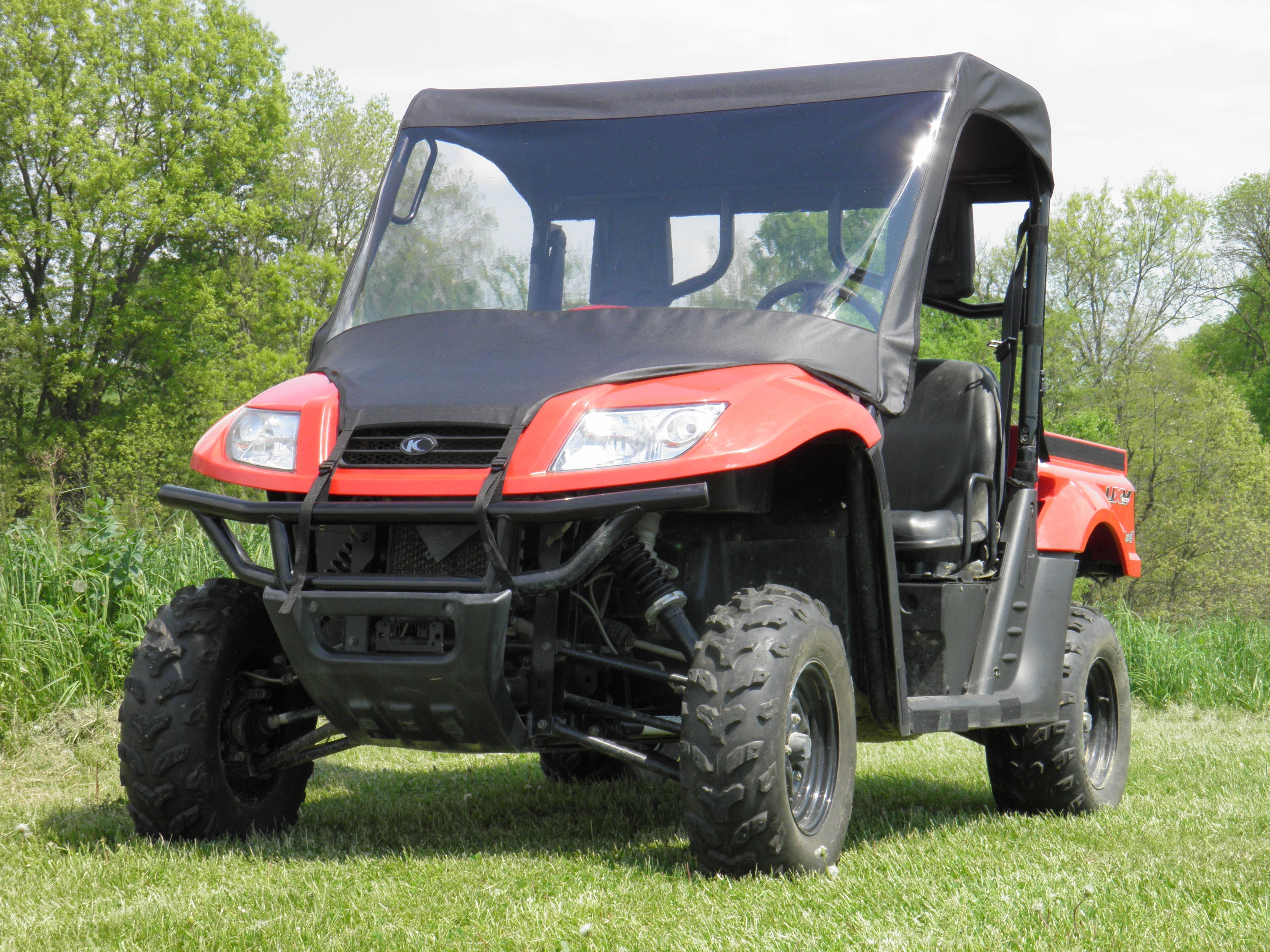 Photo of Kymco 500 - Vinyl Windshield/Top/Rear Combo by 3 Star UTV - Premium Enclosures for UTVs / Side by Sides