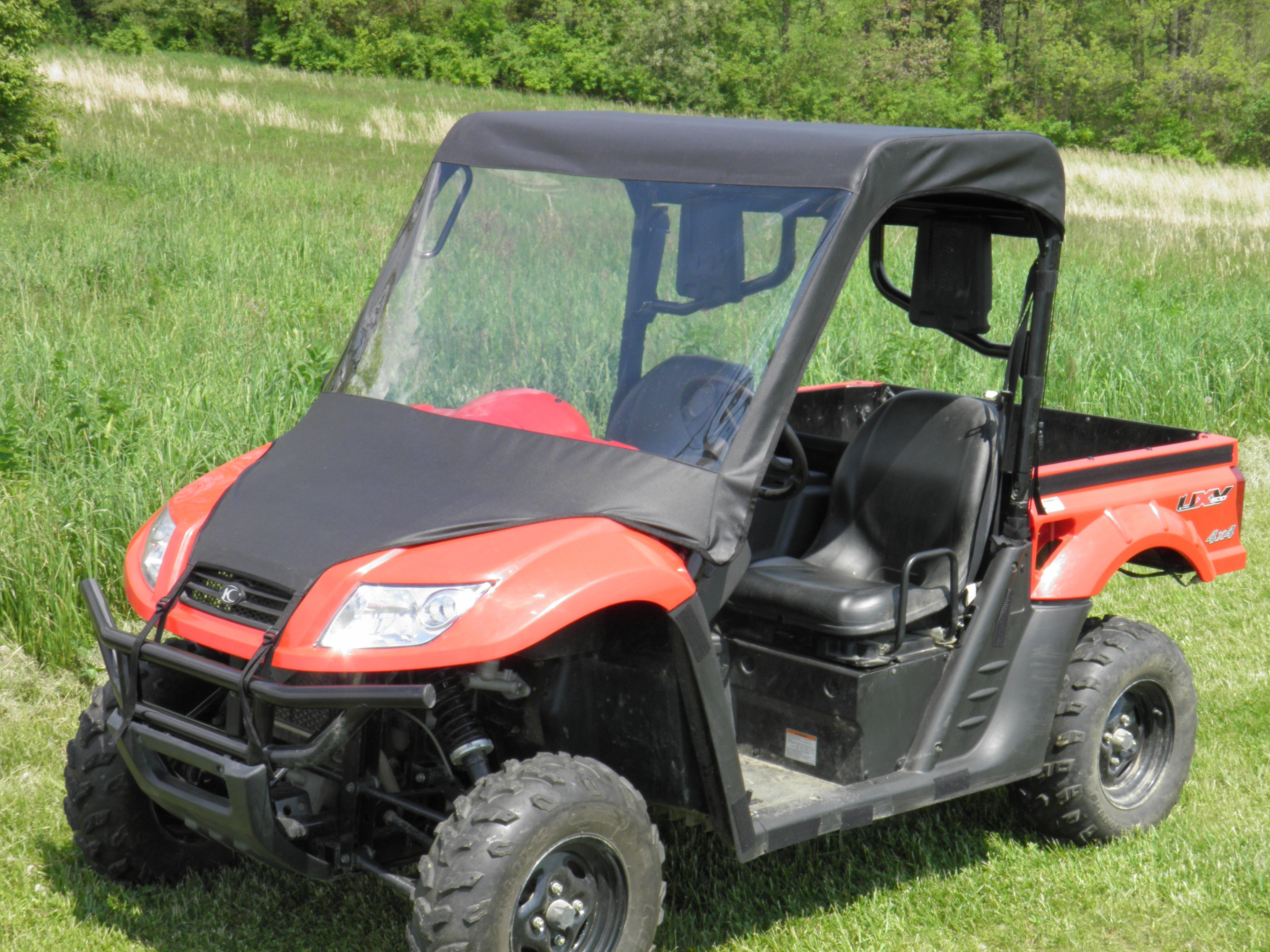 Photo of Kymco 500 - Vinyl Windshield/Top/Rear Combo by 3 Star UTV - Premium Enclosures for UTVs / Side by Sides
