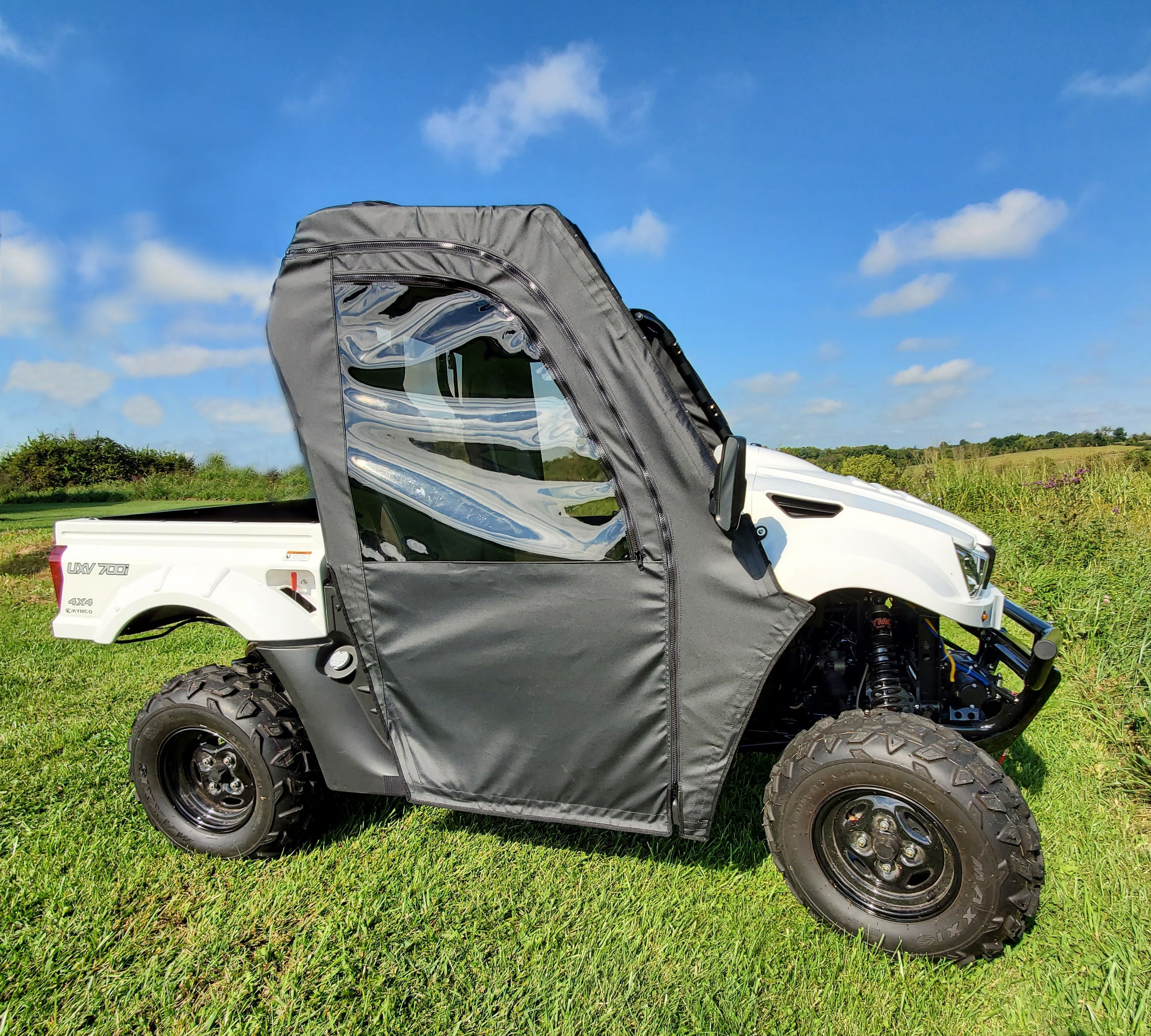 Photo of Kymco 700 (2014-2017) - Soft Doors by 3 Star UTV - Premium Enclosures for UTVs / Side by Sides