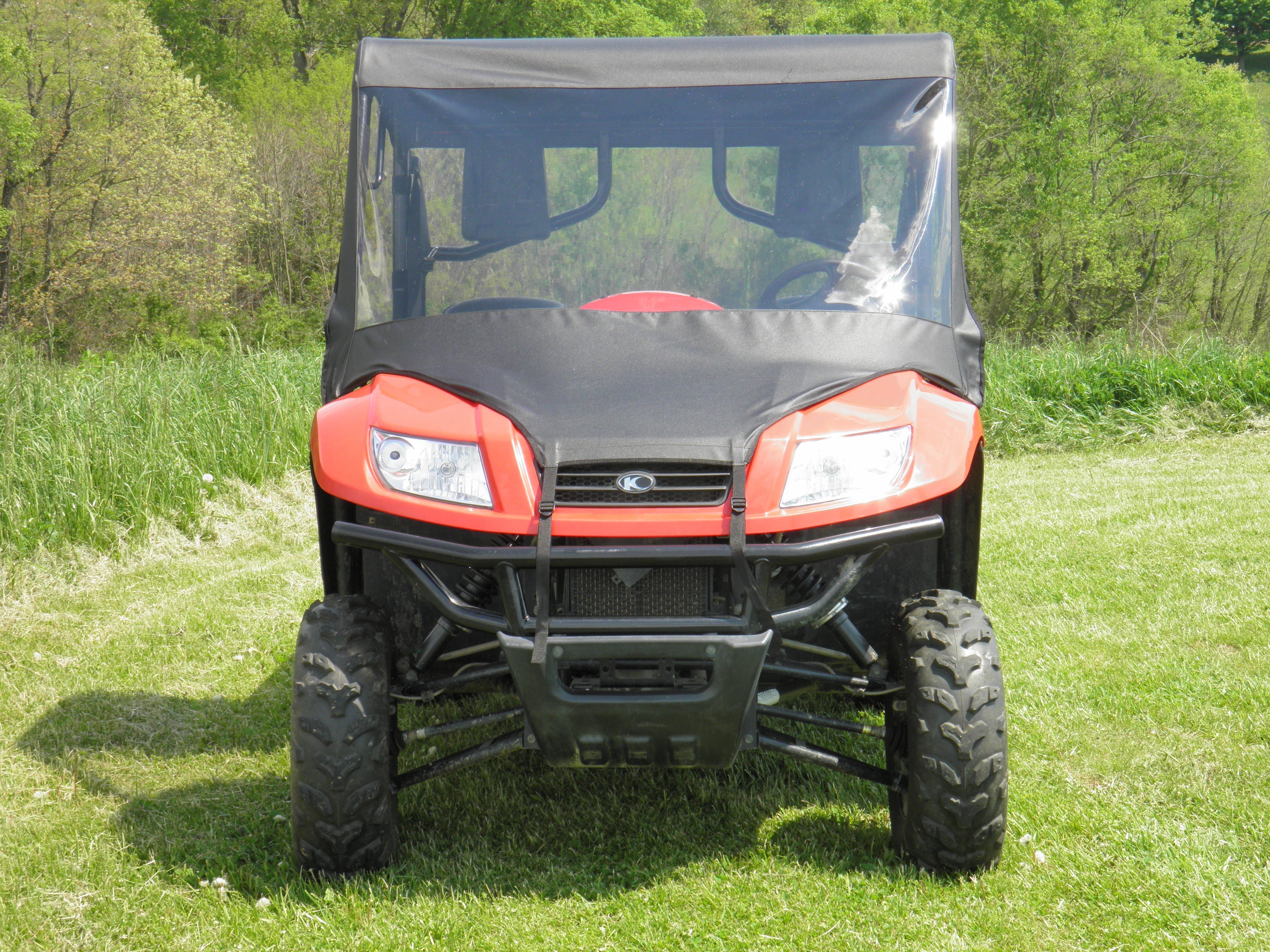 Photo of Kymco 700 (2014-2017) - Vinyl Windshield/Top Combo by 3 Star UTV - Premium Enclosures for UTVs / Side by Sides