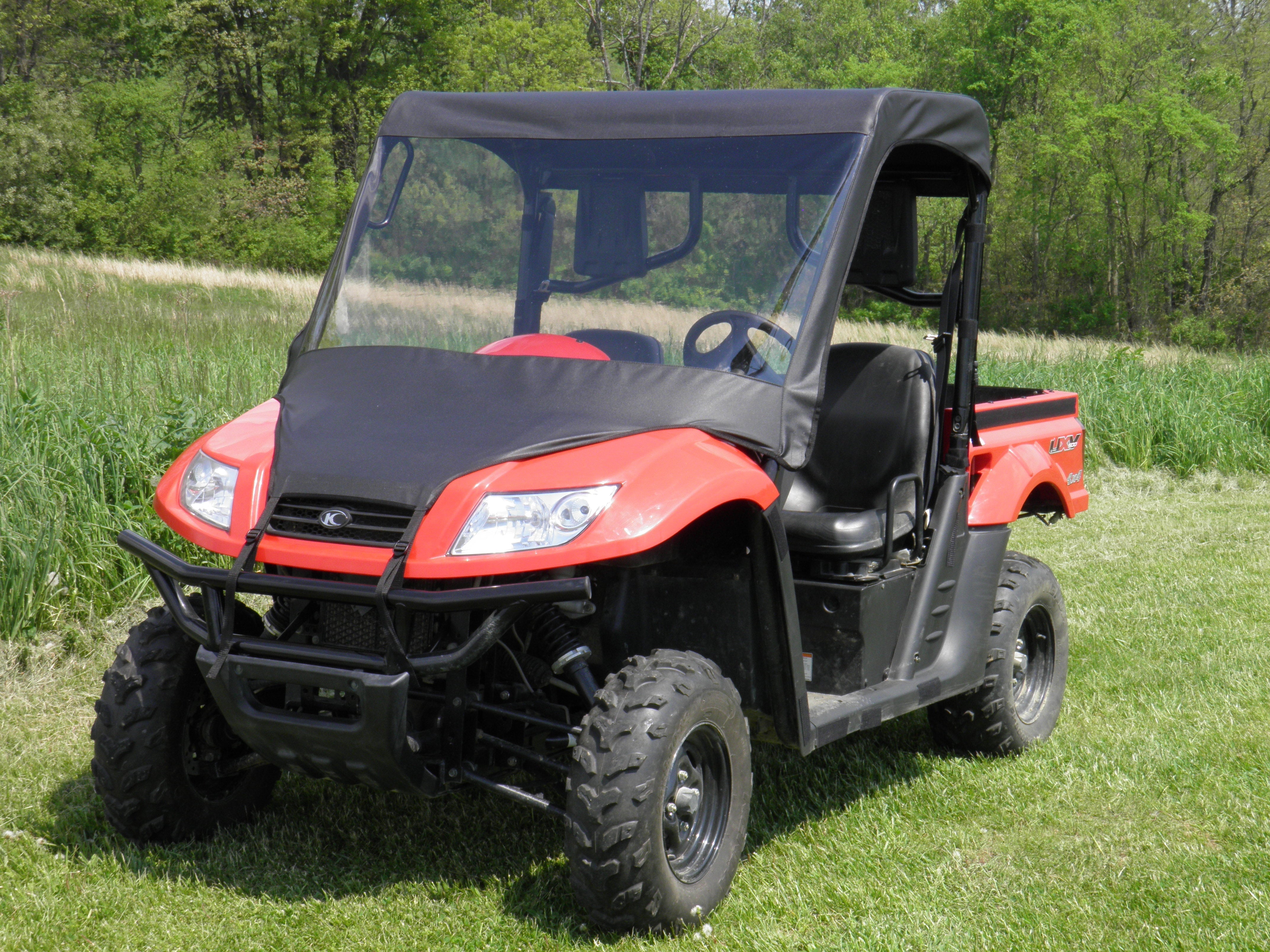 Photo of Kymco 700 (2014-2017) - Vinyl Windshield/Top Combo by 3 Star UTV - Premium Enclosures for UTVs / Side by Sides