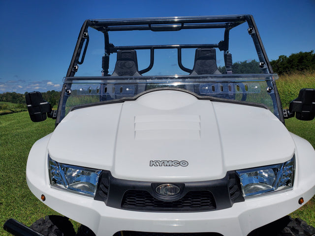 Photo of Kymco 700 (2018+) - 2 Pc General-Purpose Windshield with Vent and Clamp Options by 3 Star UTV - Premium Windshields for UTVs / Side by Sides