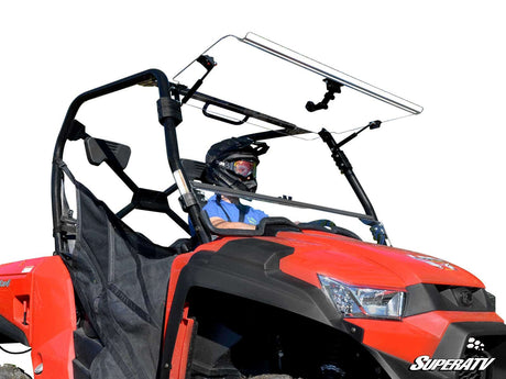 Photo of SuperATV Kymco UXV 450 Scratch Resistant Flip Windshield by SuperATV - Premium Windshields for UTVs / Side by Sides