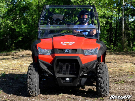 Photo of SuperATV Kymco UXV 450 Scratch Resistant Flip Windshield by SuperATV - Premium Windshields for UTVs / Side by Sides