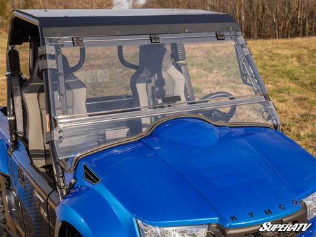 Photo of SuperATV KYMCO UXV Scratch-Resistant Flip Windshield by SuperATV - Premium Windshields for UTVs / Side by Sides