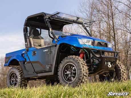Photo of SuperATV KYMCO UXV Scratch-Resistant Flip Windshield by SuperATV - Premium Windshields for UTVs / Side by Sides