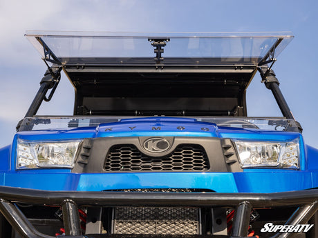 Photo of SuperATV KYMCO UXV Scratch-Resistant Flip Windshield by SuperATV - Premium Windshields for UTVs / Side by Sides