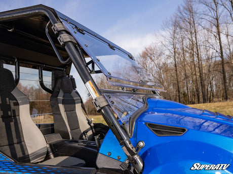 Photo of SuperATV KYMCO UXV Scratch-Resistant Flip Windshield by SuperATV - Premium Windshields for UTVs / Side by Sides