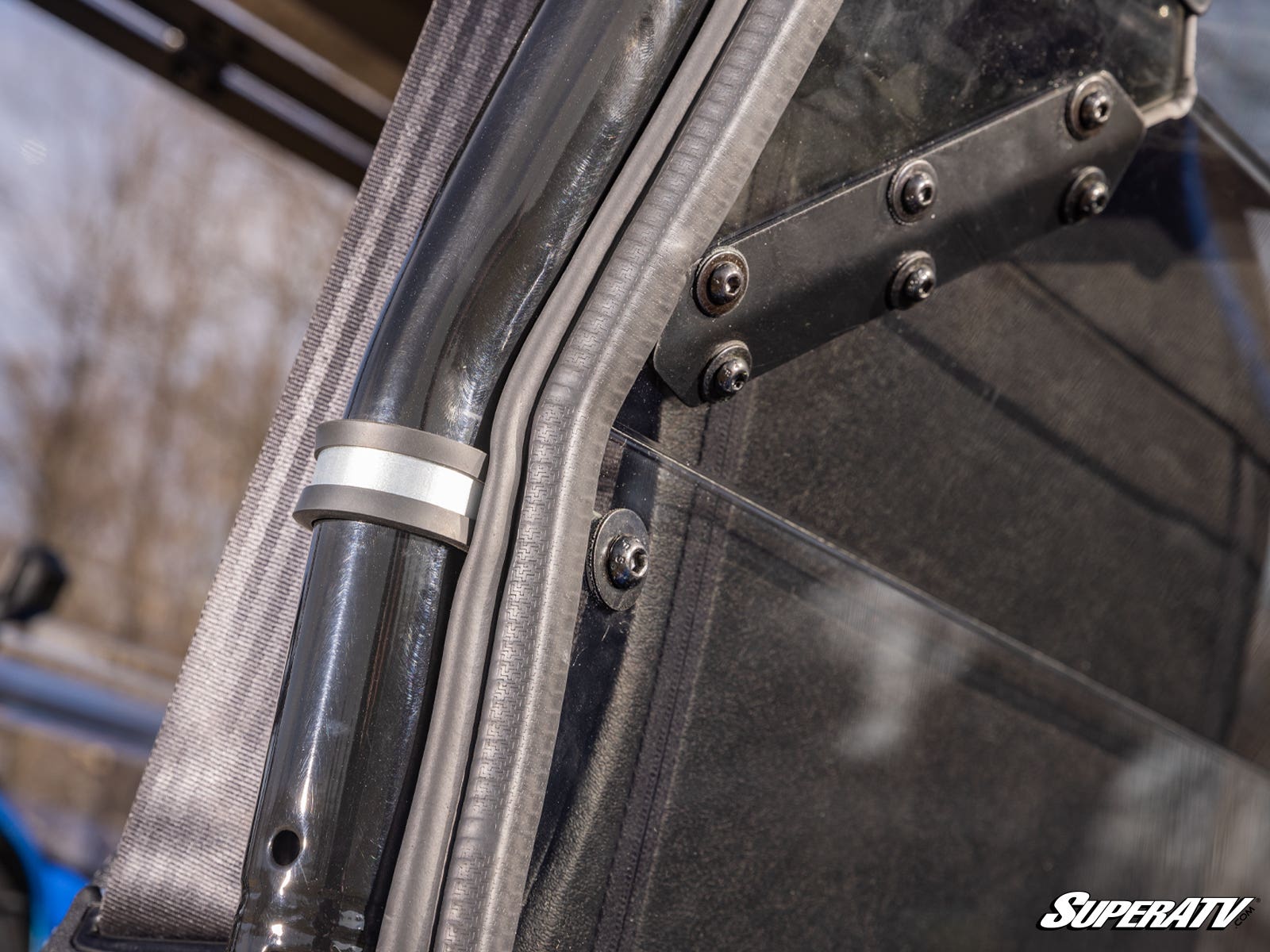 Photo of SuperATV Kymco UXV 700i Rear Windshield by SuperATV - Premium Windshields for UTVs / Side by Sides