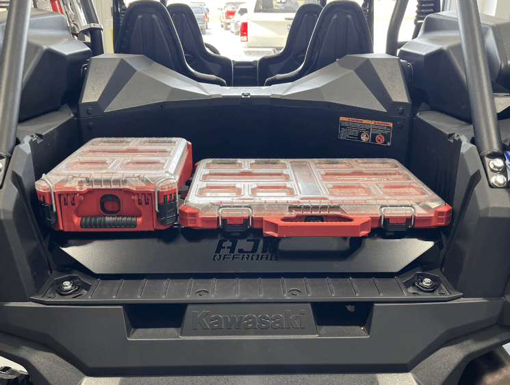 Photo of Kawasaki KRX Packout Mount - Subwoofer Compatible by AJK Offroad - Premium for UTVs / Side by Sides