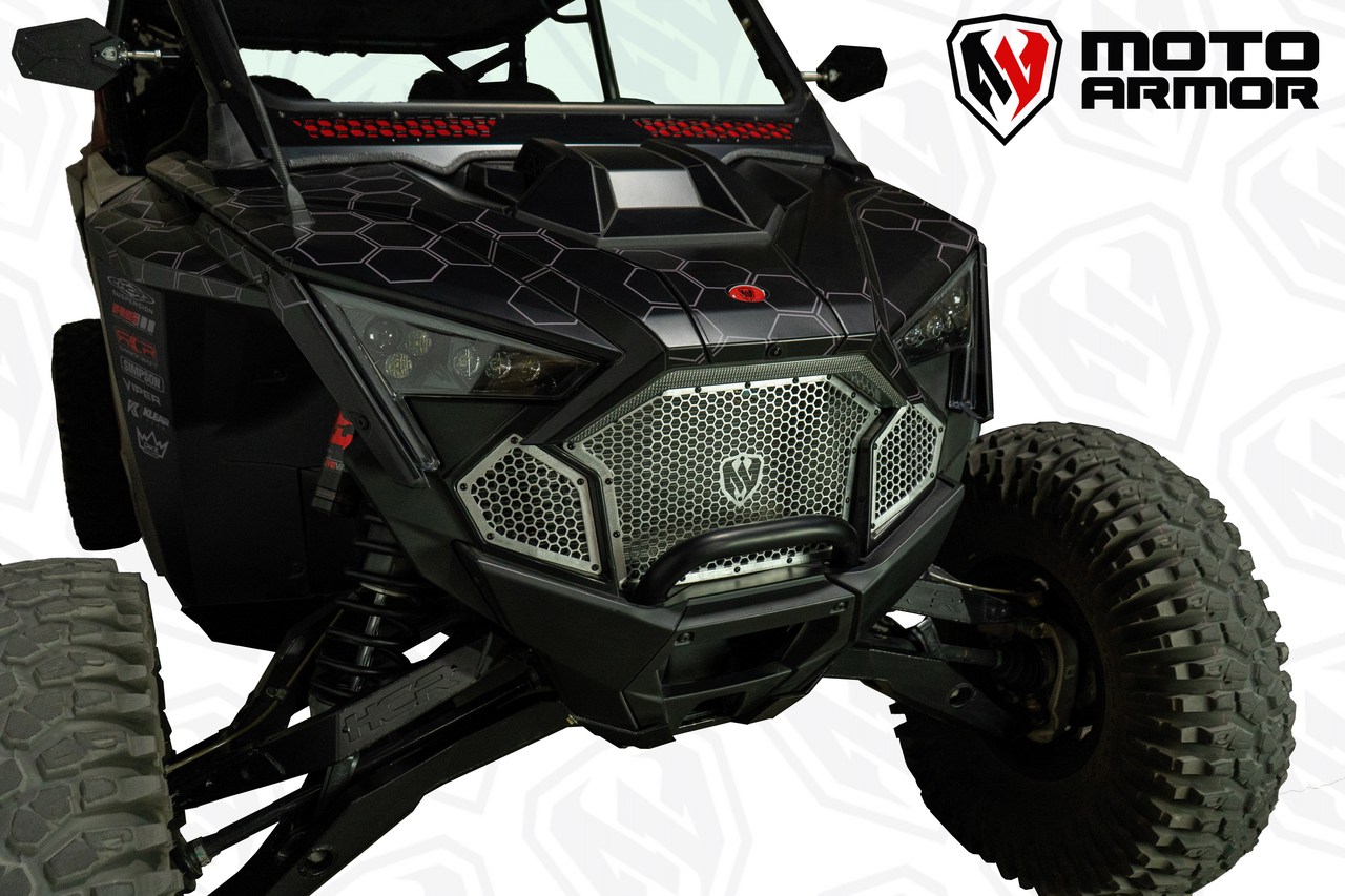 Photo of MA TURBO R/PRO R COMPLETE FRONT GRILL SET by Moto Armor - Premium for UTVs / Side by Sides