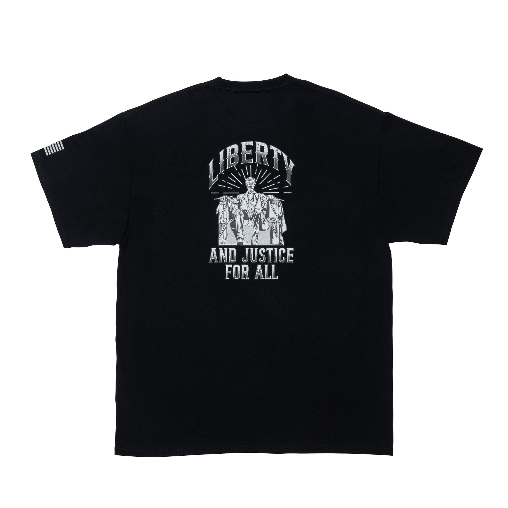 Photo of Liberty and Justice Graphic Tee-black by Bad Flag Store - Premium Apparel & Accessories for UTVs / Side by Sides