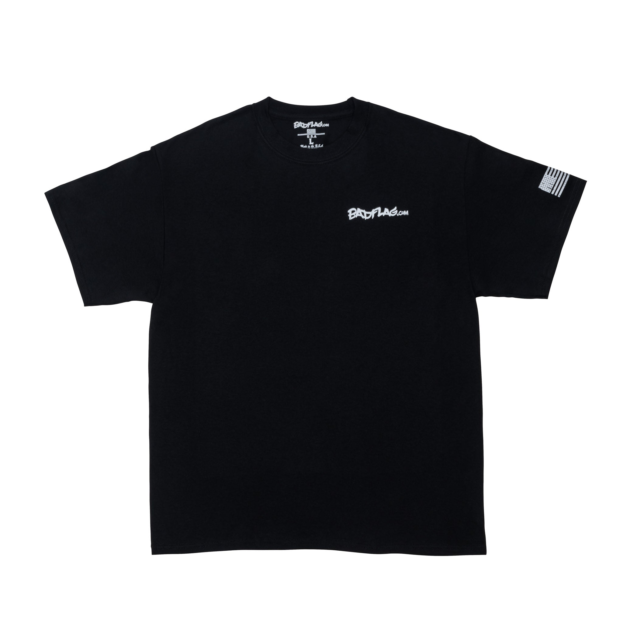 Photo of Liberty and Justice Graphic Tee-black by Bad Flag Store - Premium Apparel & Accessories for UTVs / Side by Sides