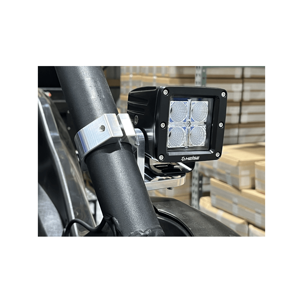 Photo of Adjustable Light Bar Clamp by AJK Offroad - Premium for UTVs / Side by Sides