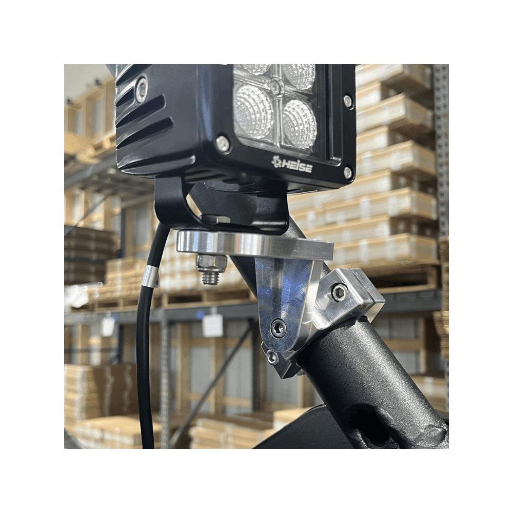 Photo of Adjustable Light Bar Clamp by AJK Offroad - Premium for UTVs / Side by Sides