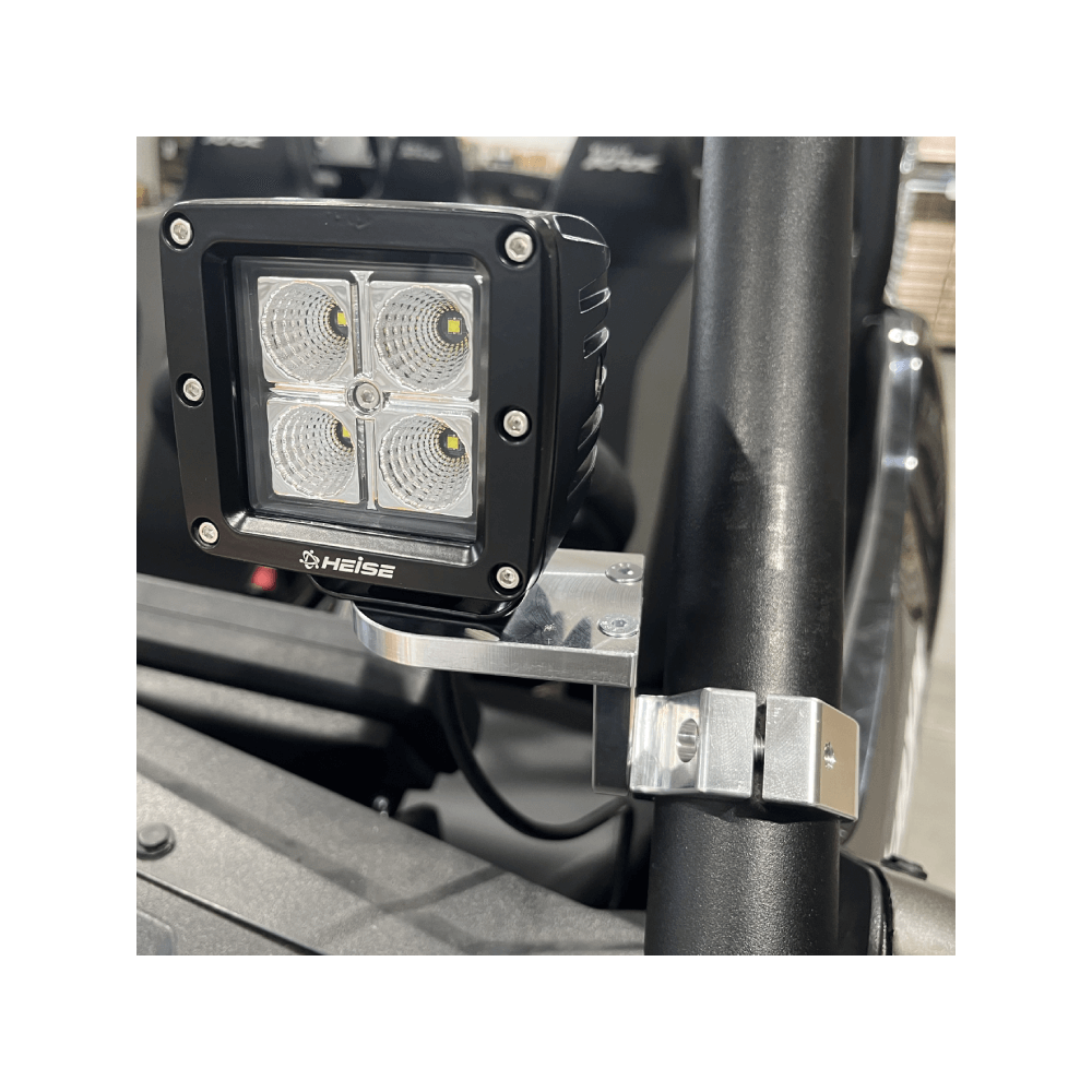 Photo of Adjustable Light Bar Clamp by AJK Offroad - Premium for UTVs / Side by Sides