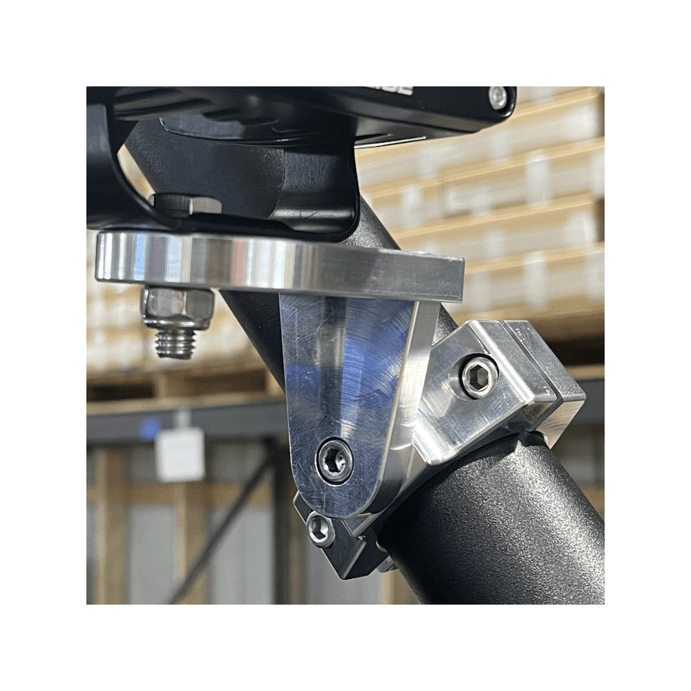 Photo of Adjustable Light Bar Clamp by AJK Offroad - Premium for UTVs / Side by Sides