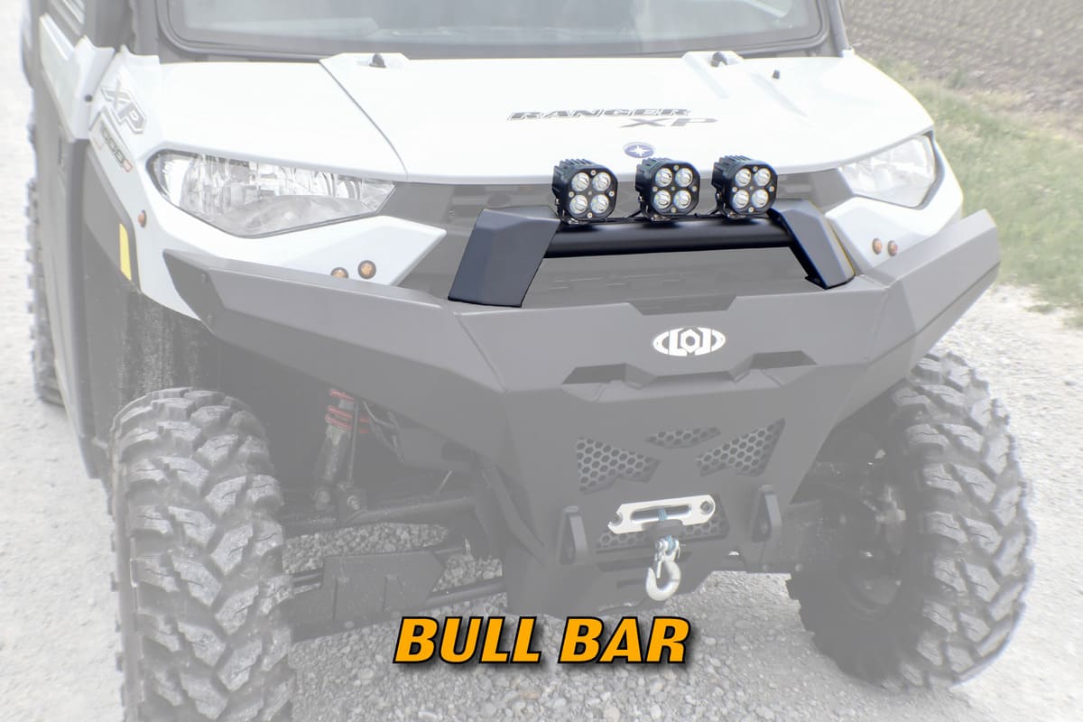 Photo of LOD Off-Road Polaris Ranger Destroyer Full Width Front Bumper by LOD Offroad - Premium for UTVs / Side by Sides