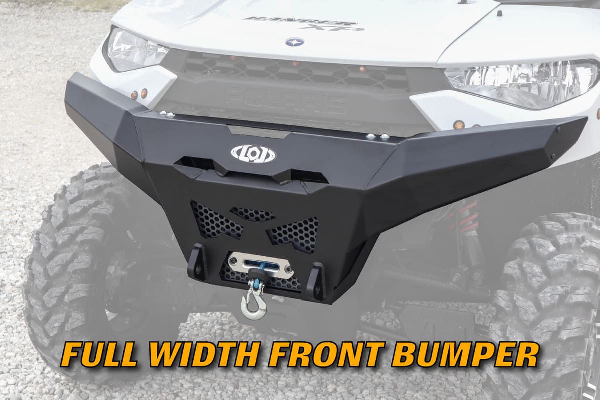 Photo of LOD Off-Road Polaris Ranger Destroyer Full Width Front Bumper by LOD Offroad - Premium for UTVs / Side by Sides