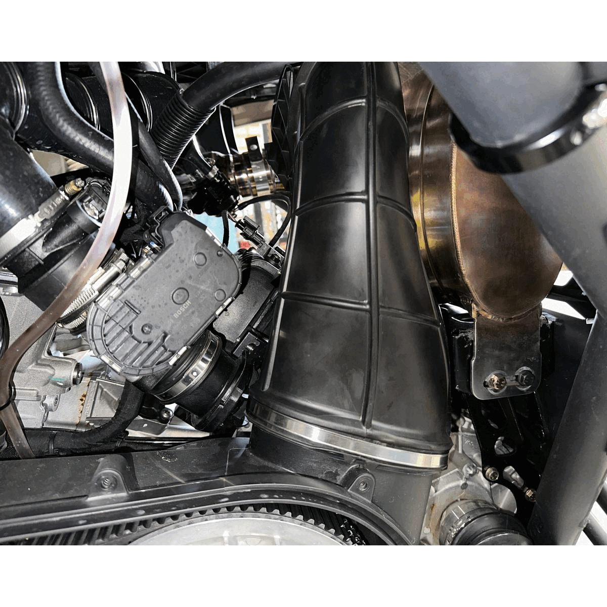 Photo of RPM SXS RPM X3 "SHORTY" Reduced Height Silicone Clutch Exhaust Vent Silicone by RPM SXS - Premium for UTVs / Side by Sides