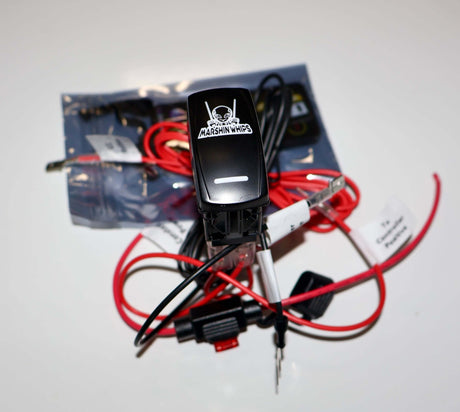 Photo of RGB Lunar Laser Whips Kit by Marshin Whips - Premium for UTVs / Side by Sides