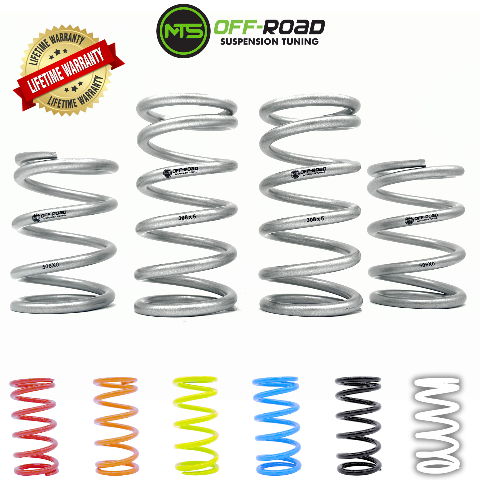 Photo of MTS Offroad Polaris RZR TENDER Spring Kit by MTS Off-Road - Premium Tender Spring Kit for UTVs / Side by Sides