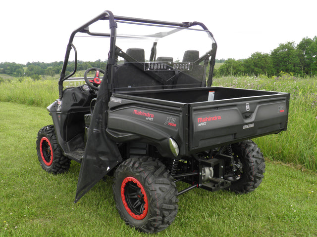 Photo of Mahindra 750/1000 - Lexan Back Panel w/Clamp and Vent Options by 3 Star UTV - Premium Enclosures for UTVs / Side by Sides
