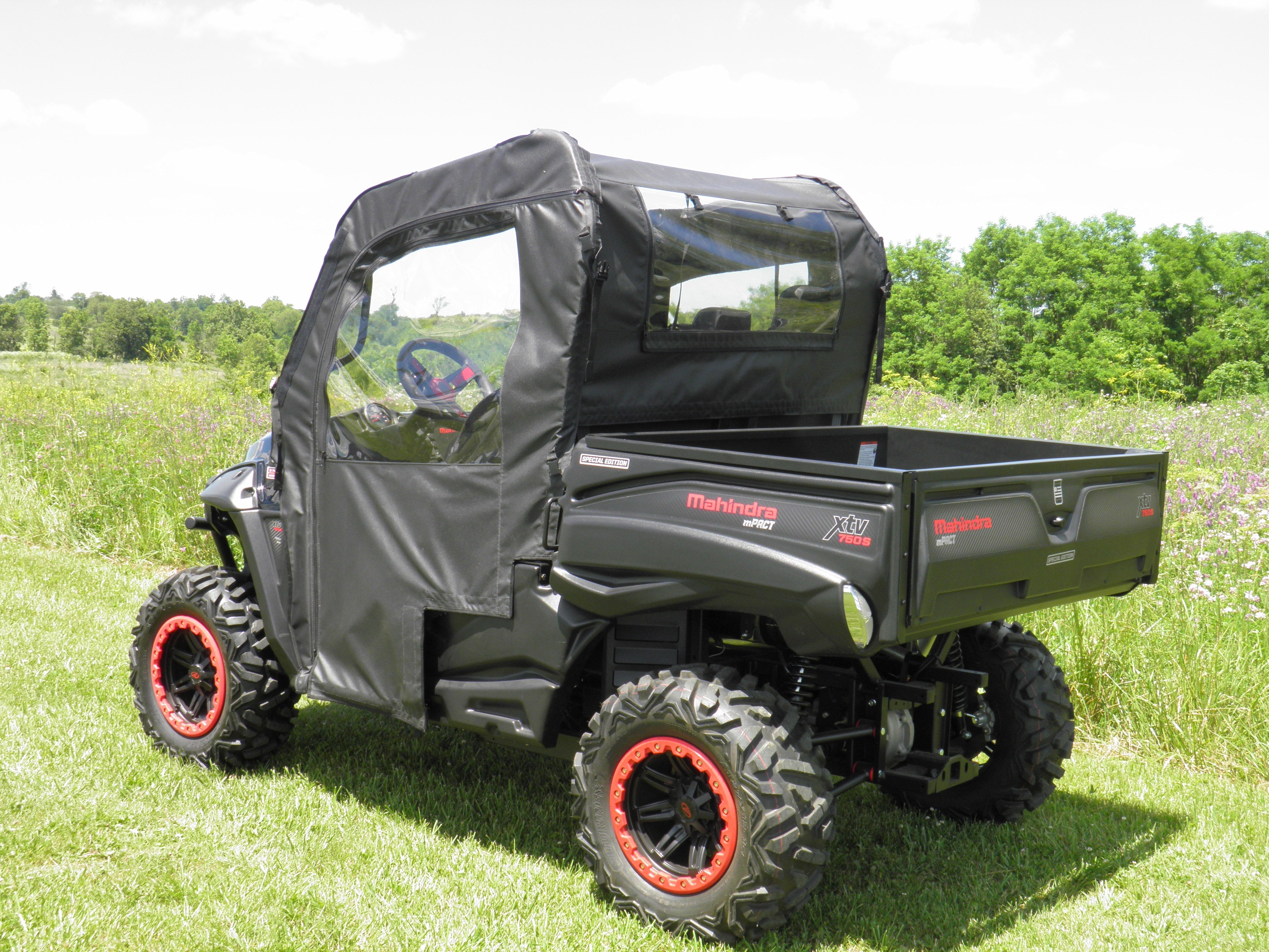 Photo of Mahindra 750/1000 - Door/Rear Window Combo by 3 Star UTV - Premium Enclosures for UTVs / Side by Sides