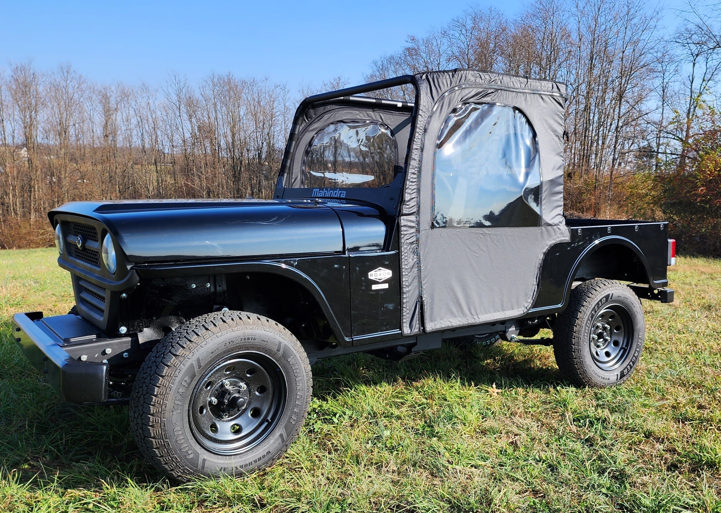 Photo of Mahindra Roxor (2022+) - Door/Rear Window Combo (Full Doors) by 3 Star UTV - Premium Enclosures for UTVs / Side by Sides