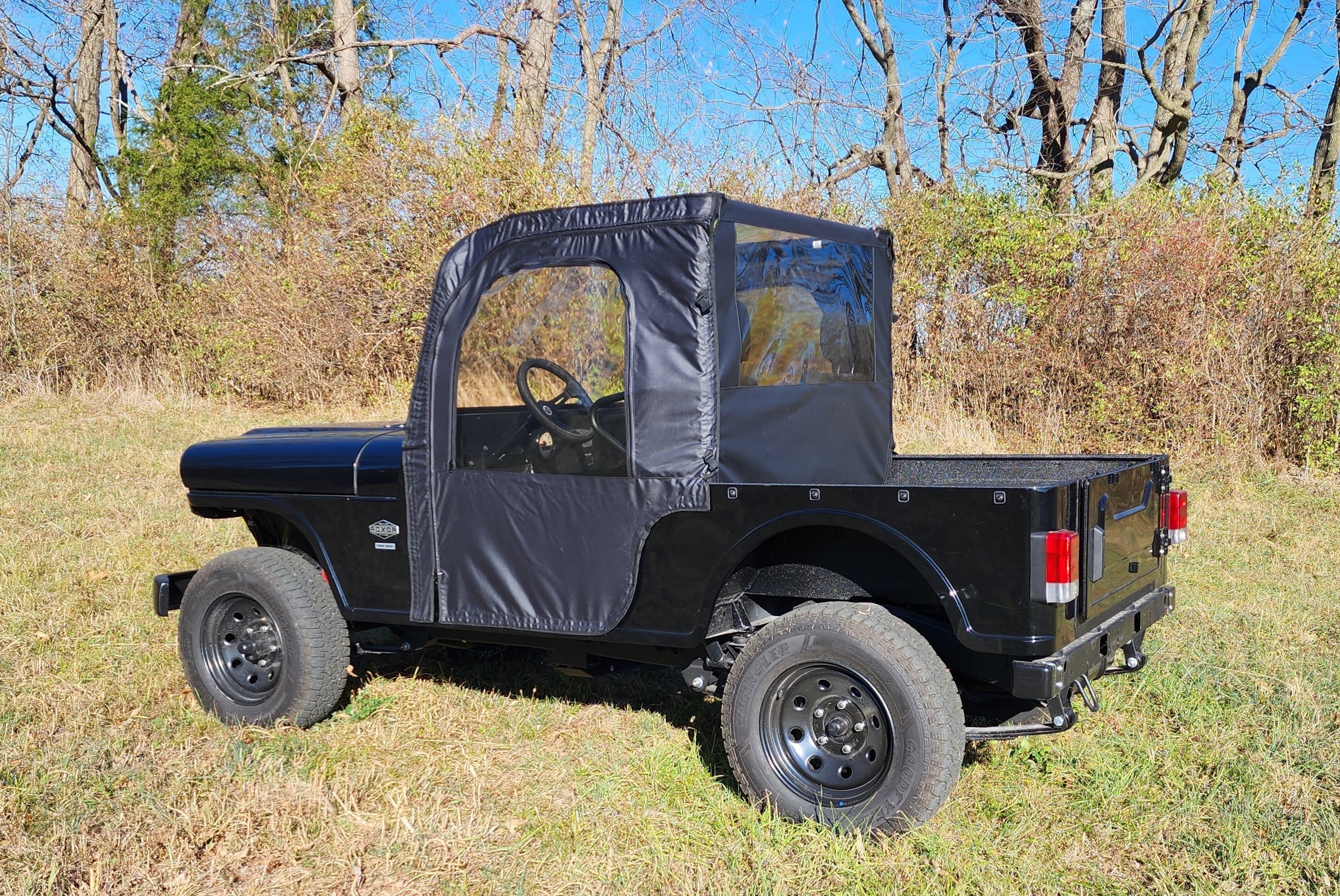 Photo of Mahindra Roxor (2022+) - Door/Rear Window Combo (Full Doors) by 3 Star UTV - Premium Enclosures for UTVs / Side by Sides