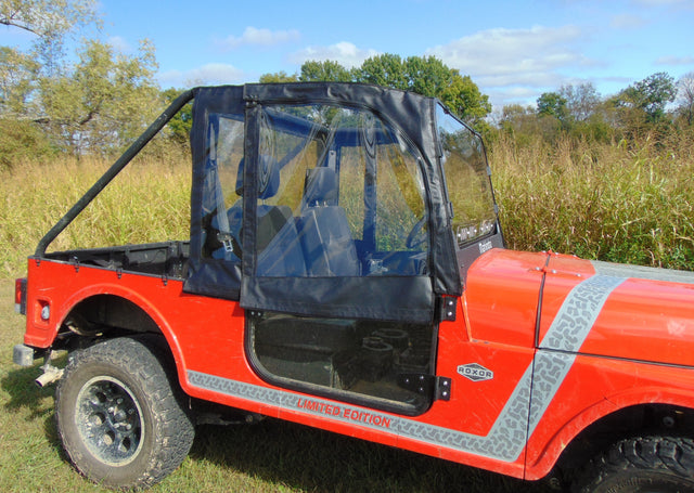 Photo of Mahindra Roxor (2022+) - Door/Rear Window Combo (Half Doors) by 3 Star UTV - Premium Enclosures for UTVs / Side by Sides
