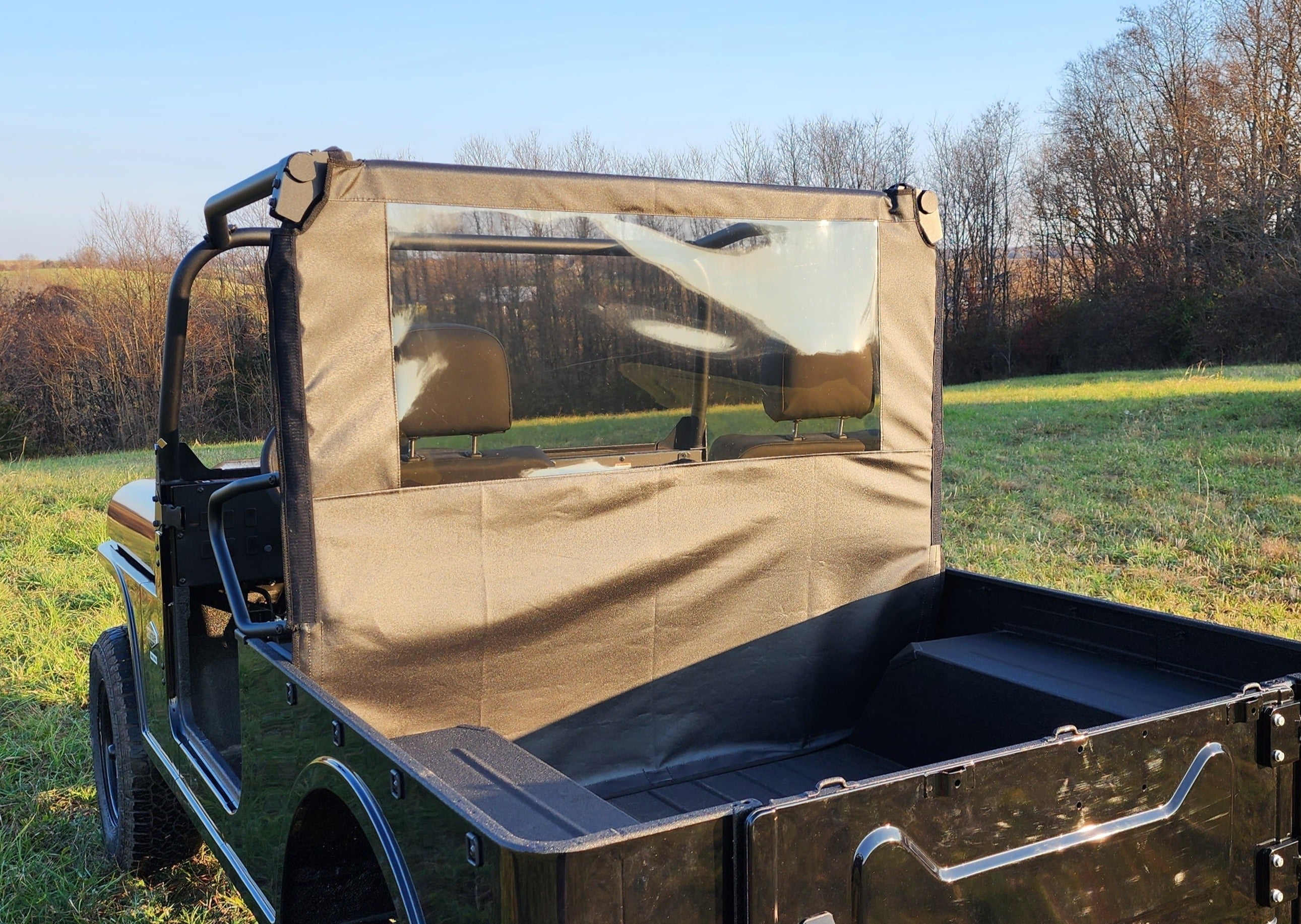 Photo of Mahindra Roxor (2022+) - Soft Back Panel by 3 Star UTV - Premium Enclosures for UTVs / Side by Sides