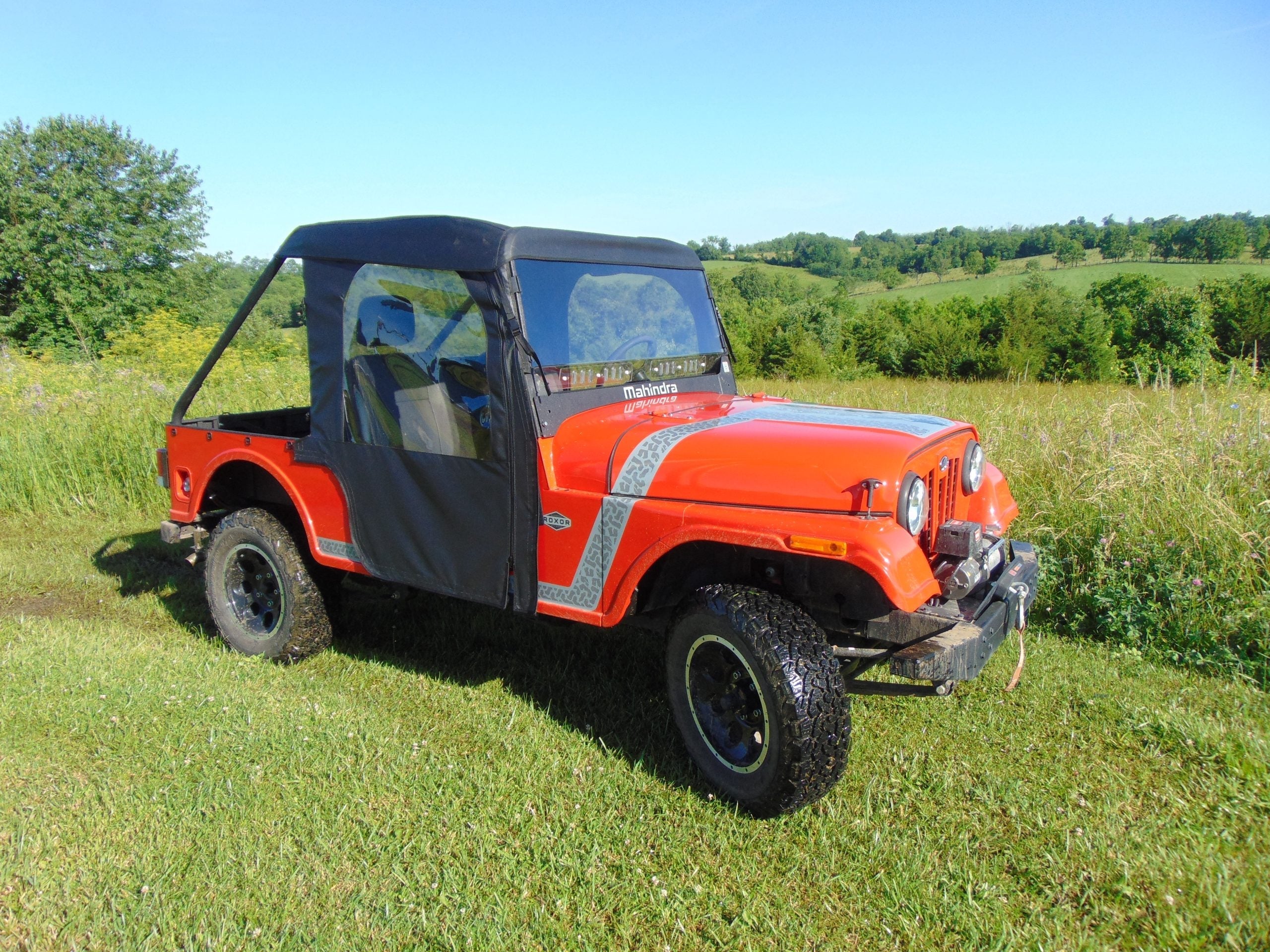 Photo of Mahindra Roxor - Full Cab Enclosure for Hard Windshield (Full Doors) by 3 Star UTV - Premium Enclosures for UTVs / Side by Sides