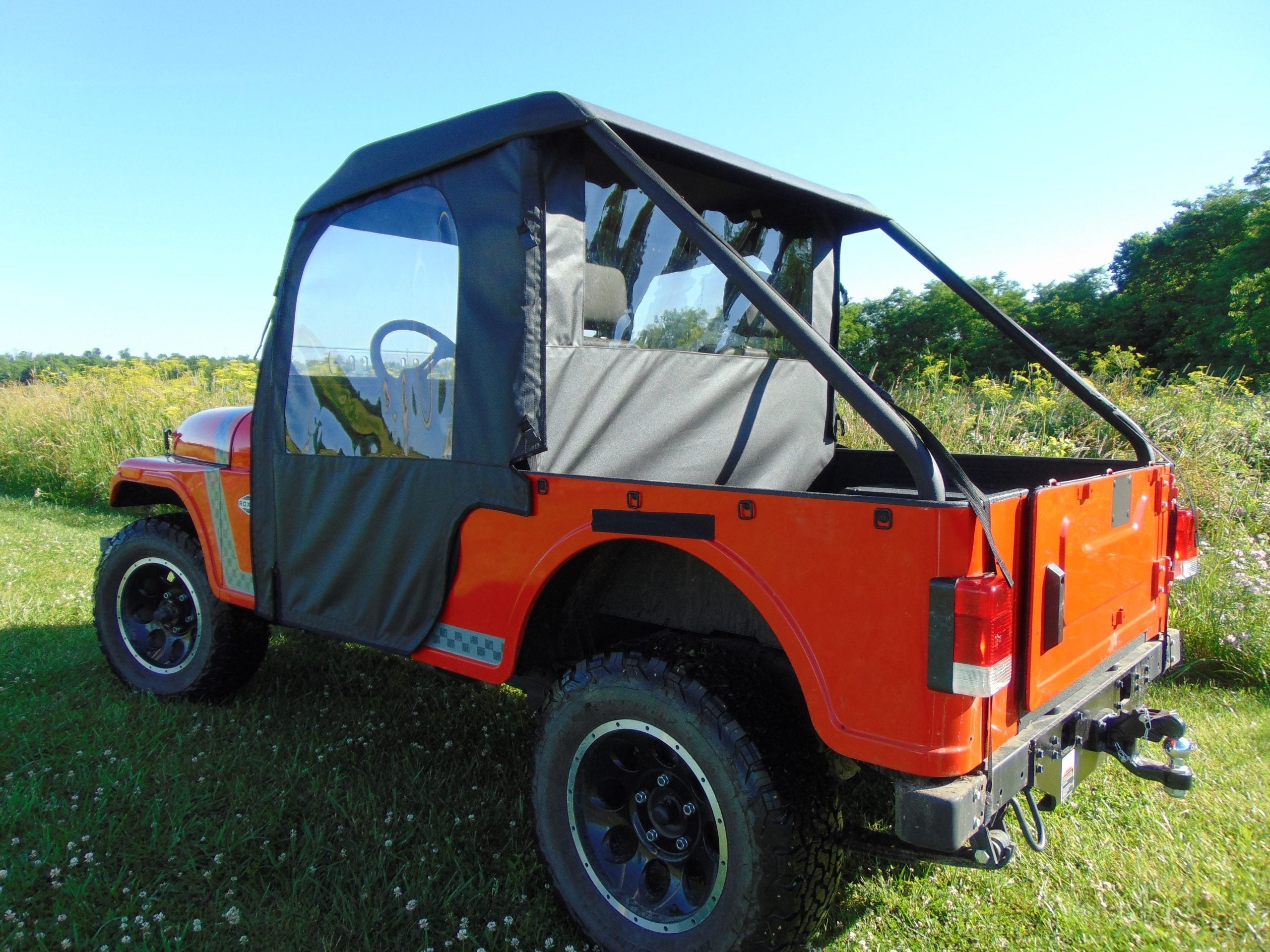 Photo of Mahindra Roxor - Full Cab Enclosure for Hard Windshield (Full Doors) by 3 Star UTV - Premium Enclosures for UTVs / Side by Sides