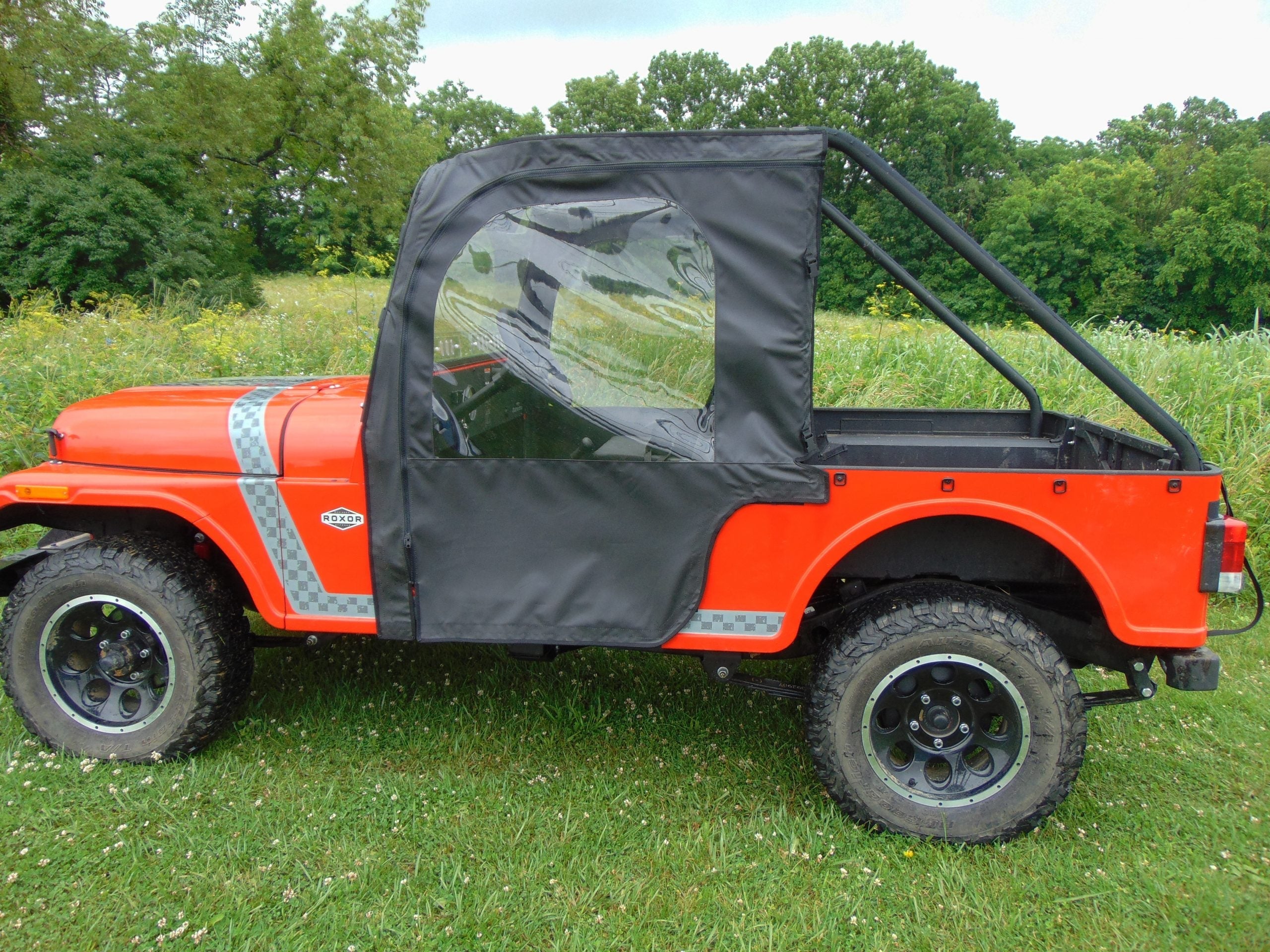 Photo of Mahindra Roxor - Full Cab Enclosure for Hard Windshield (Full Doors) by 3 Star UTV - Premium Enclosures for UTVs / Side by Sides