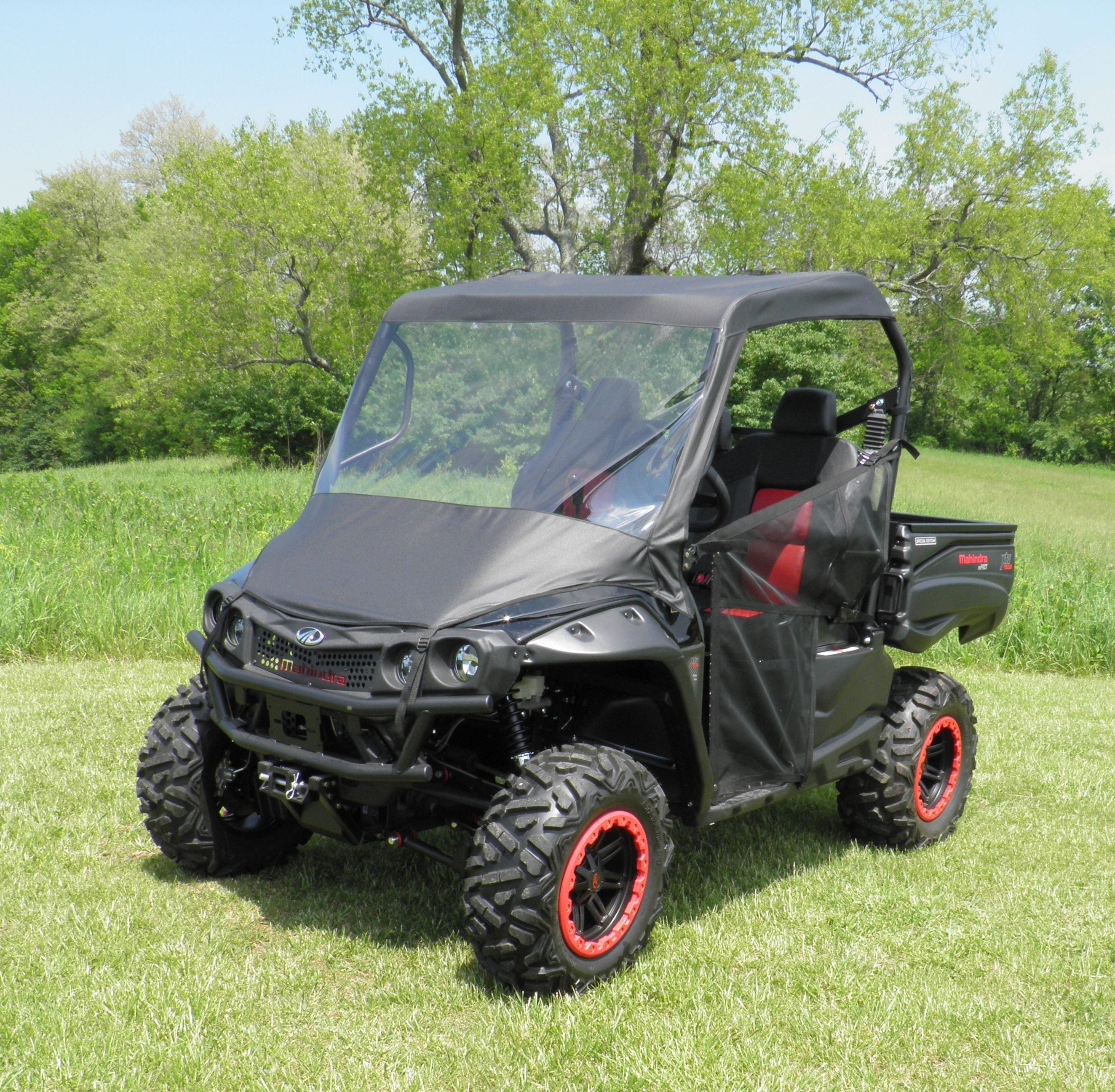 Photo of Mahindra 750/1000 - Vinyl Windshield/Top Combo by 3 Star UTV - Premium Enclosures for UTVs / Side by Sides