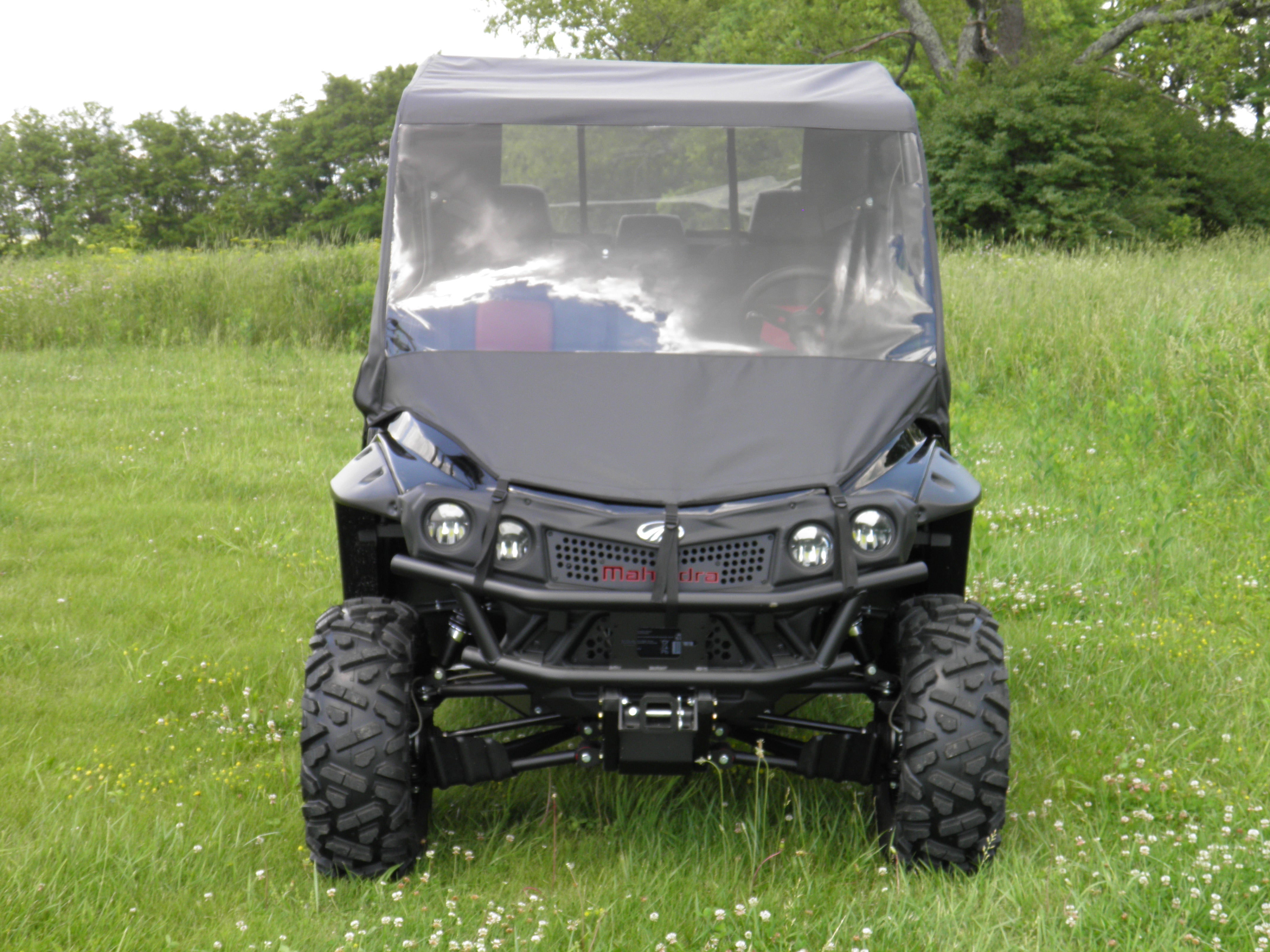 Photo of Mahindra 750/1000 - Vinyl Windshield/Top Combo by 3 Star UTV - Premium Enclosures for UTVs / Side by Sides