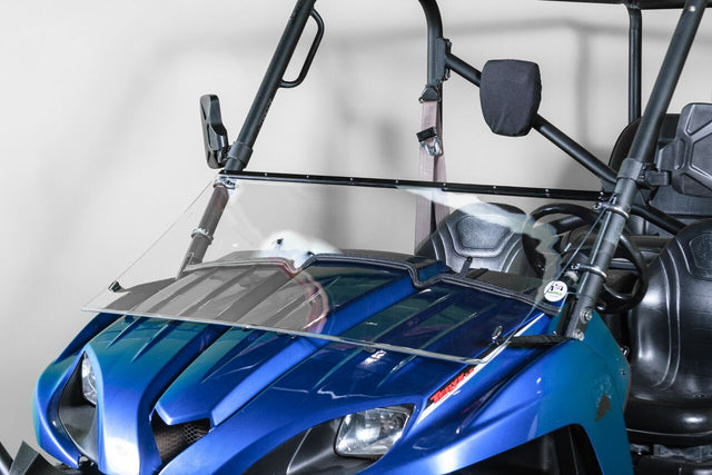 Photo of TK00198 2008-2009 KAWASAKI TERYX 2 SEATER TILTING UTV WINDSHIELD - SCRATCH RESISTANT 3/16" - FOR FACTORY HARD TOP by TerraRider UTV Windshields & Accessories - Premium for UTVs / Side by Sides