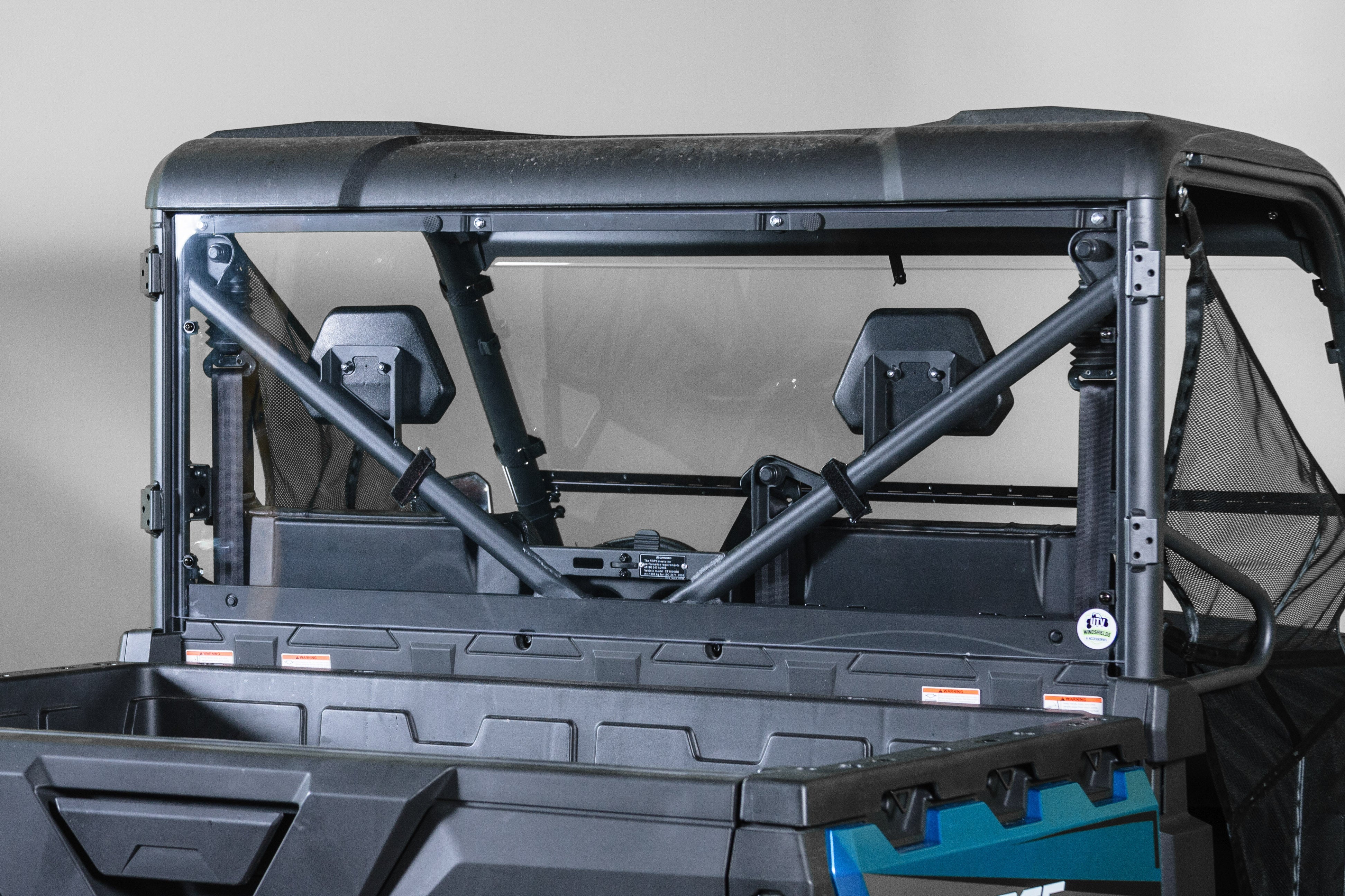 Photo of CFMOTO UFORCE 1000/1000XL WITH PRO FIT FRAME REAR UTV WINDSHIELD (TK00553 & TK00554) by TerraRider UTV Windshields & Accessories - Premium for UTVs / Side by Sides
