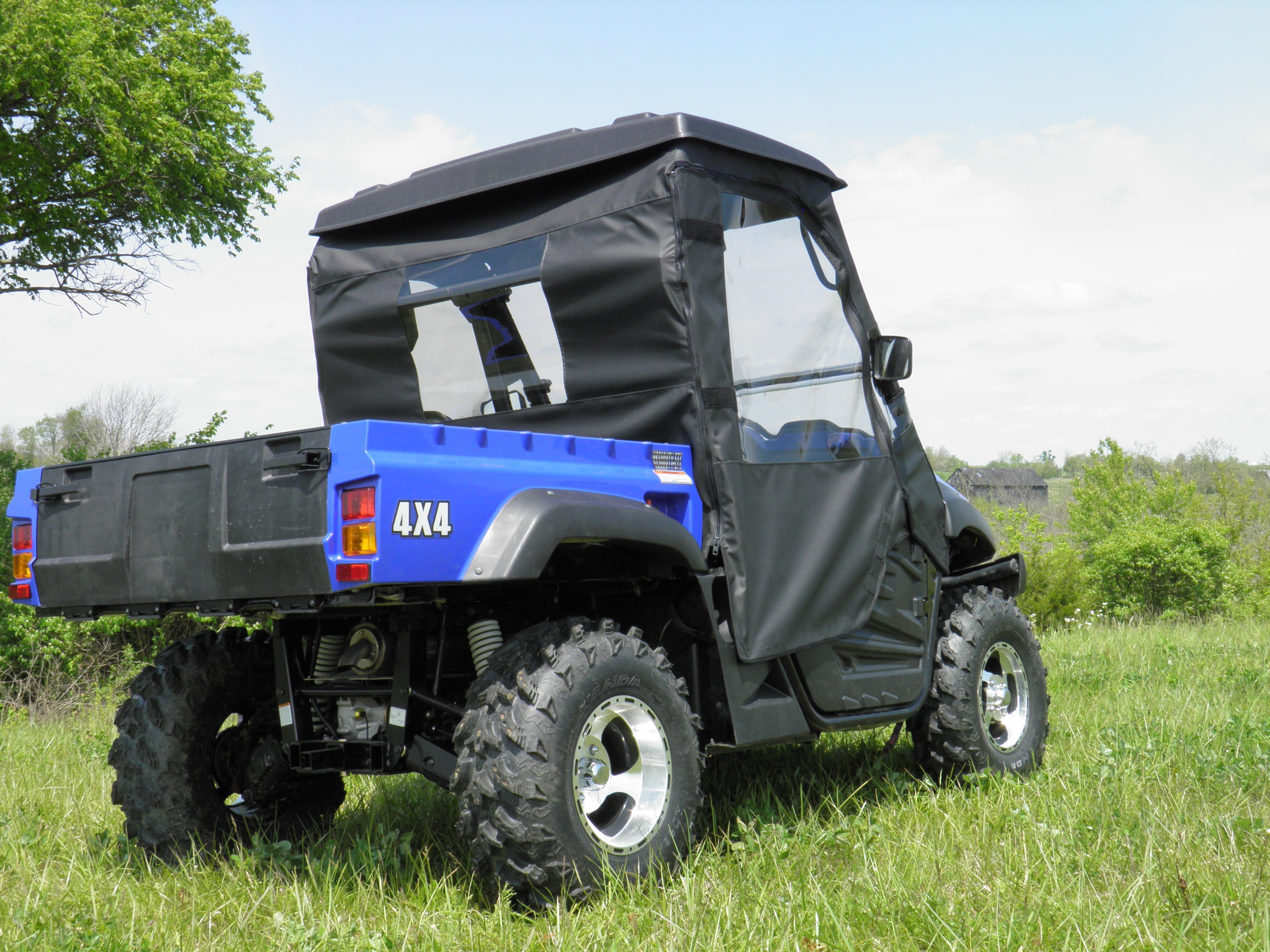 Photo of Massimo 500/700 - Door/Rear Window Combo (Half Doors) by 3 Star UTV - Premium Enclosures for UTVs / Side by Sides