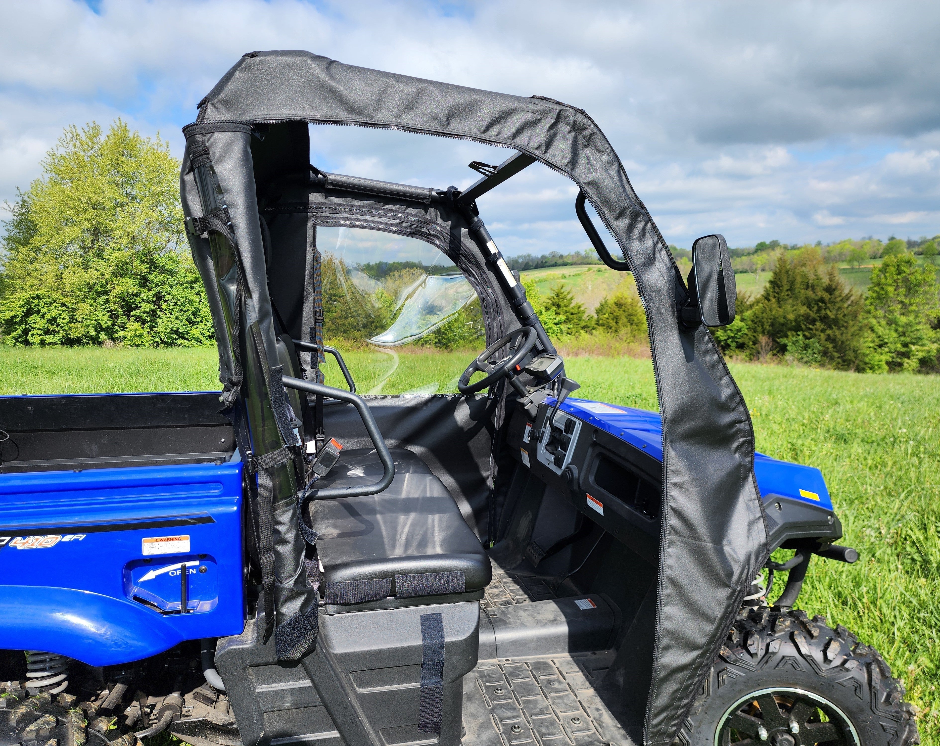 Photo of Massimo T-Boss 410 - Door/Rear Panel Combo by 3 Star UTV - Premium Enclosures for UTVs / Side by Sides