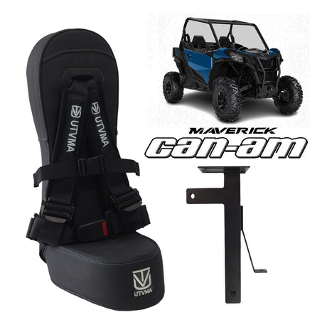 Photo of Maverick Sport Bump Seat (2018-2025) by UTV Mountain Accessories - Premium Bump Seat for UTVs / Side by Sides
