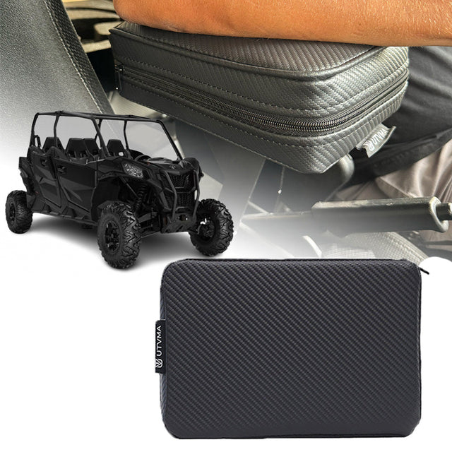 Photo of UTVMA Maverick Sport MAX Front or Rear Armrest with Bracket (2019-2024) by UTV Mountain Accessories - Premium Door Bags & Door Accessories for UTVs / Side by Sides